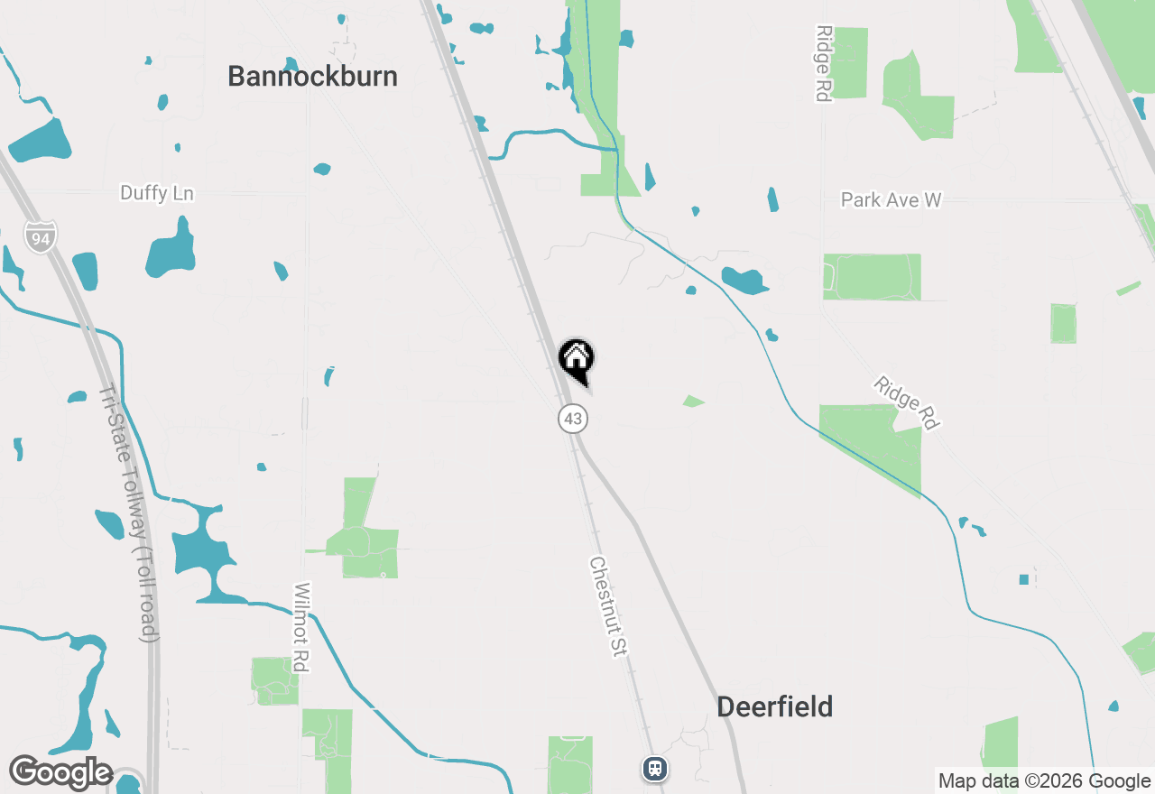 Map of 1075 North Avenue, Deerfield, IL 60015