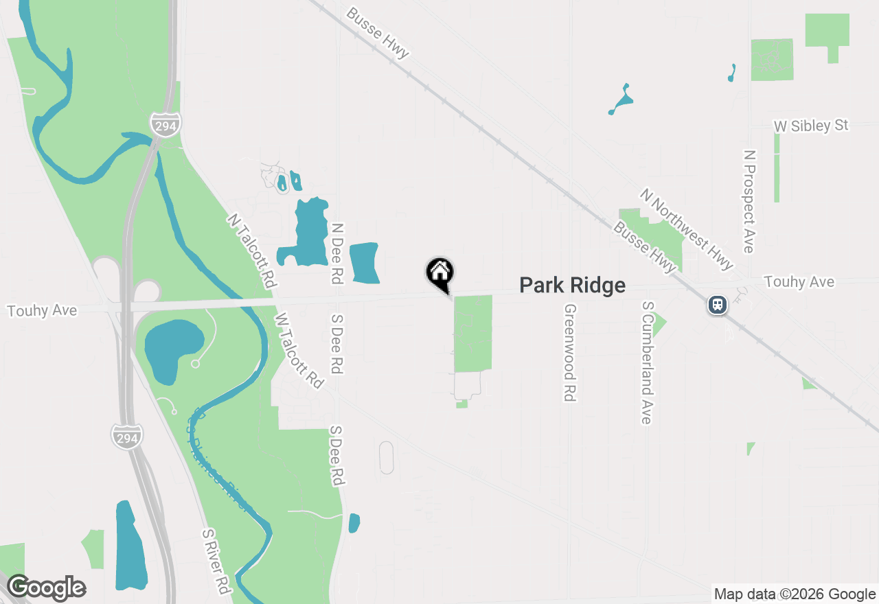 Map of (Address confidential), Park Ridge, Illinois 60068