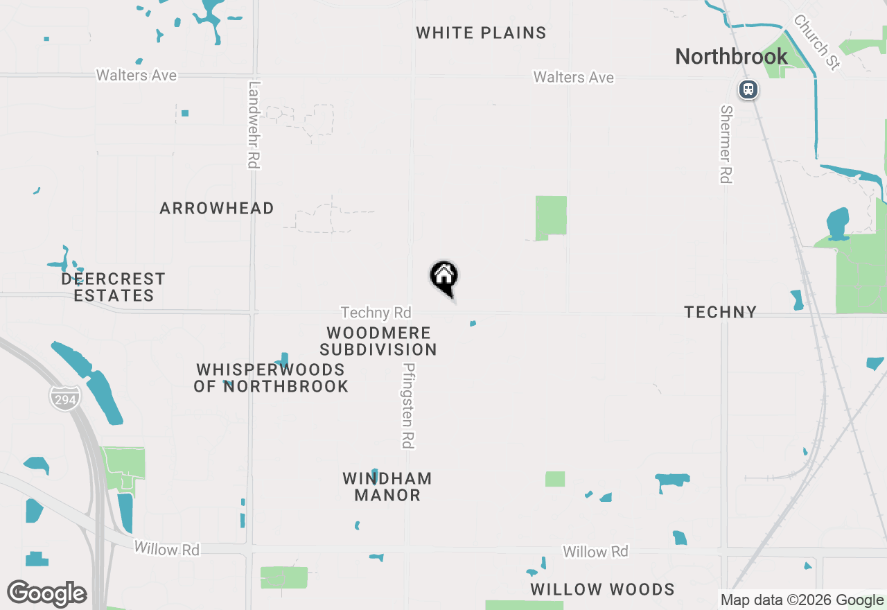 Map of 1935 Birch Road, Northbrook, IL 60062