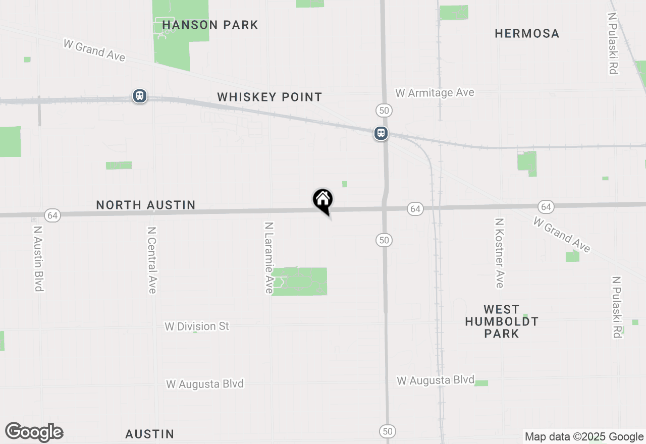 Map of 1534 N Lavergne Avenue, Chicago, IL 60651