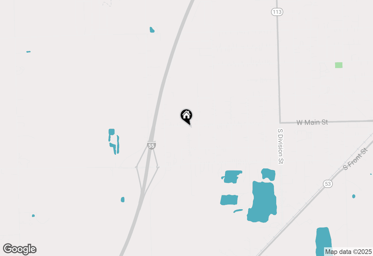 Map of 1055 W Main Street, Braidwood, IL 60408