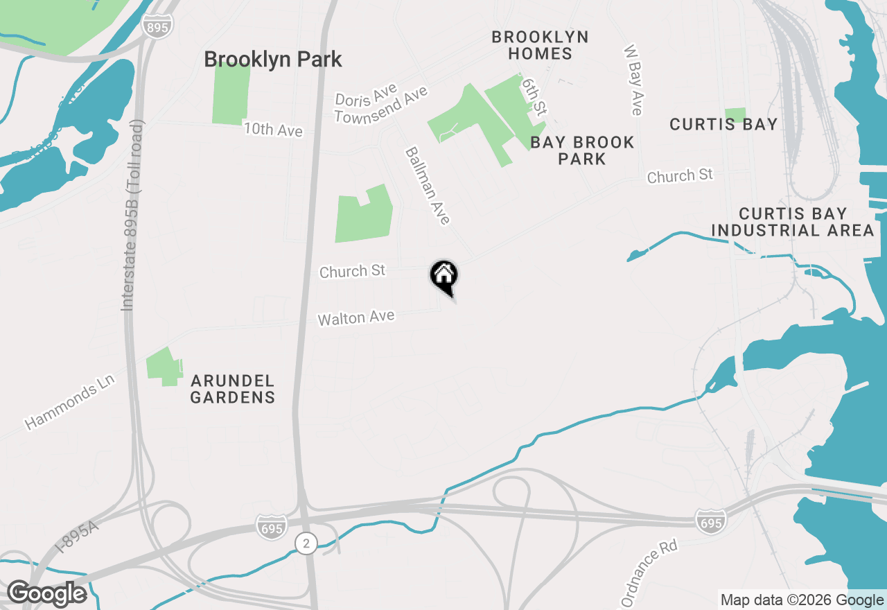 Map of 5717 Gischel Street, Baltimore, MD 21225