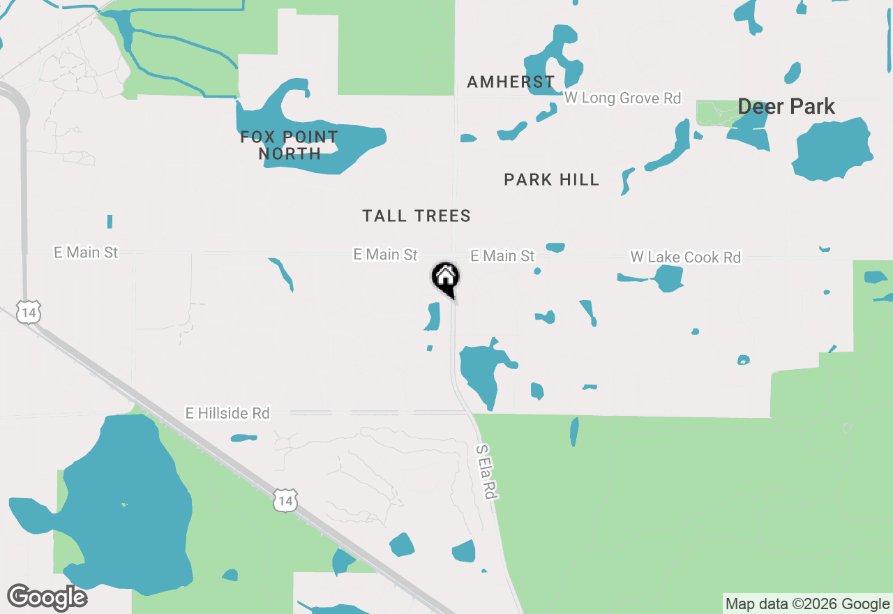 Map of 170 S Ela Road, Barrington, IL 60010