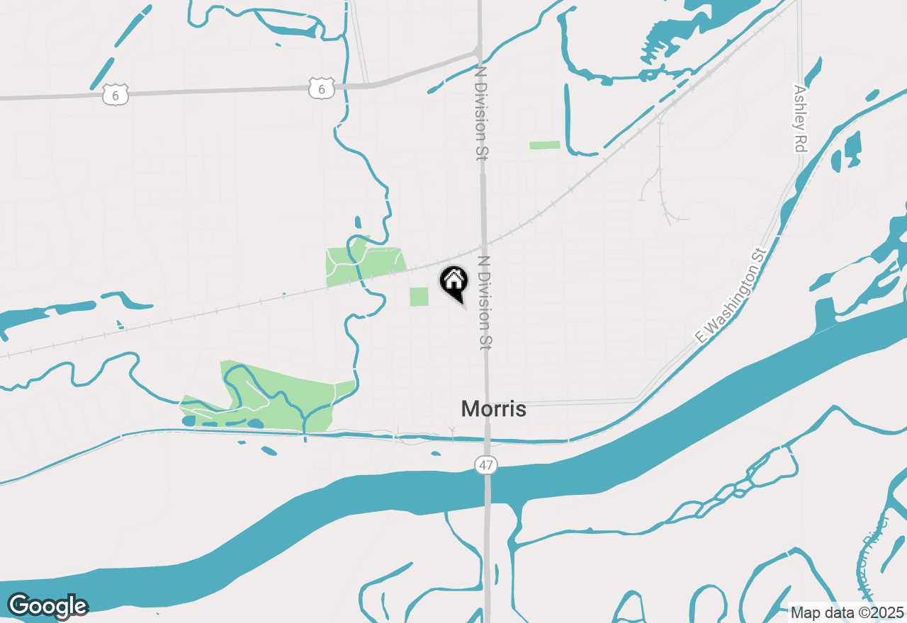 Map of 621 Liberty Street, Morris, IL 60450