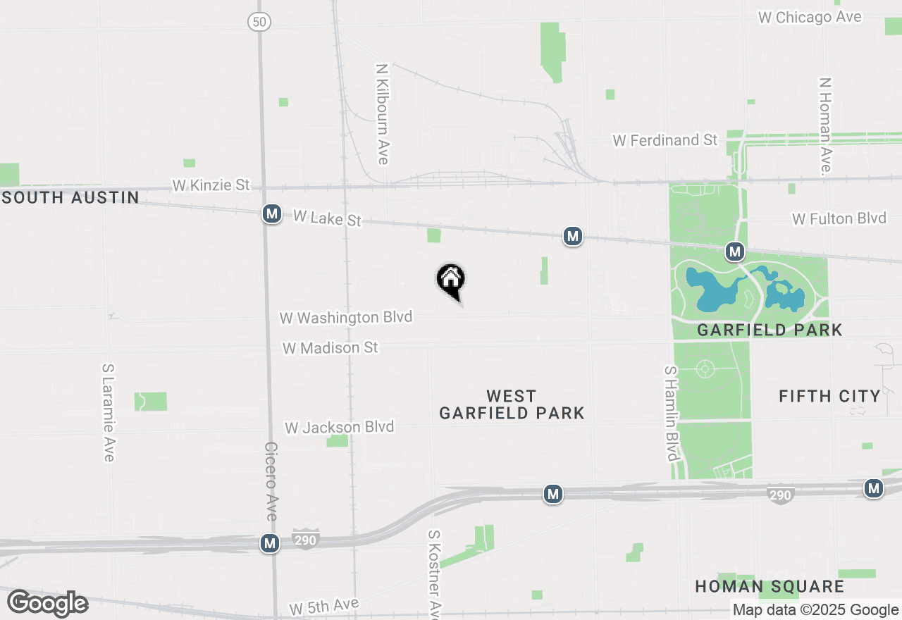 Map of 4326 W Washington Boulevard, Chicago, IL 60624