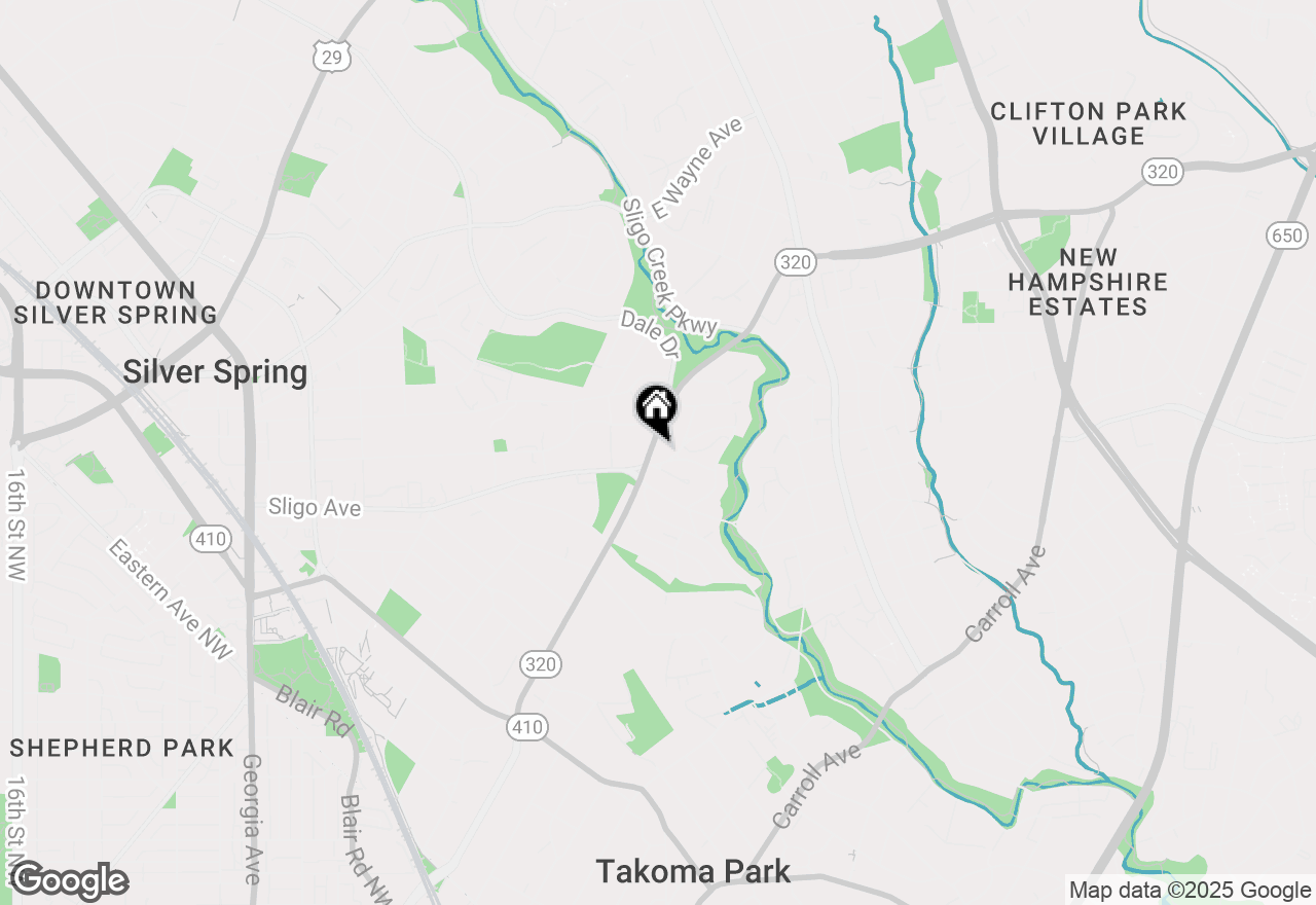 Map of 8103 Piney Branch Road, Silver Spring, MD 20910