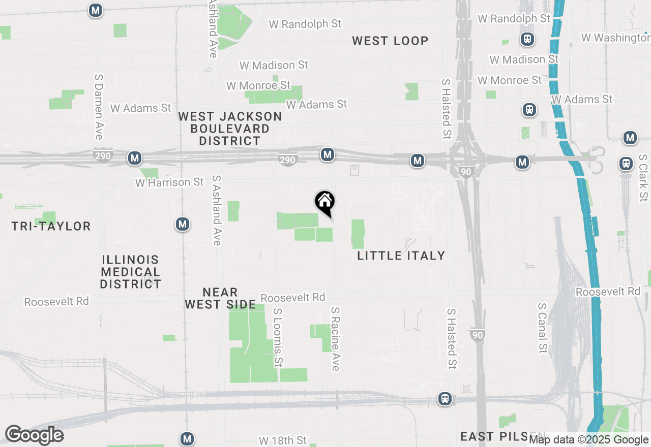 Map of 811 S Lytle Street #612, Chicago, IL 60607