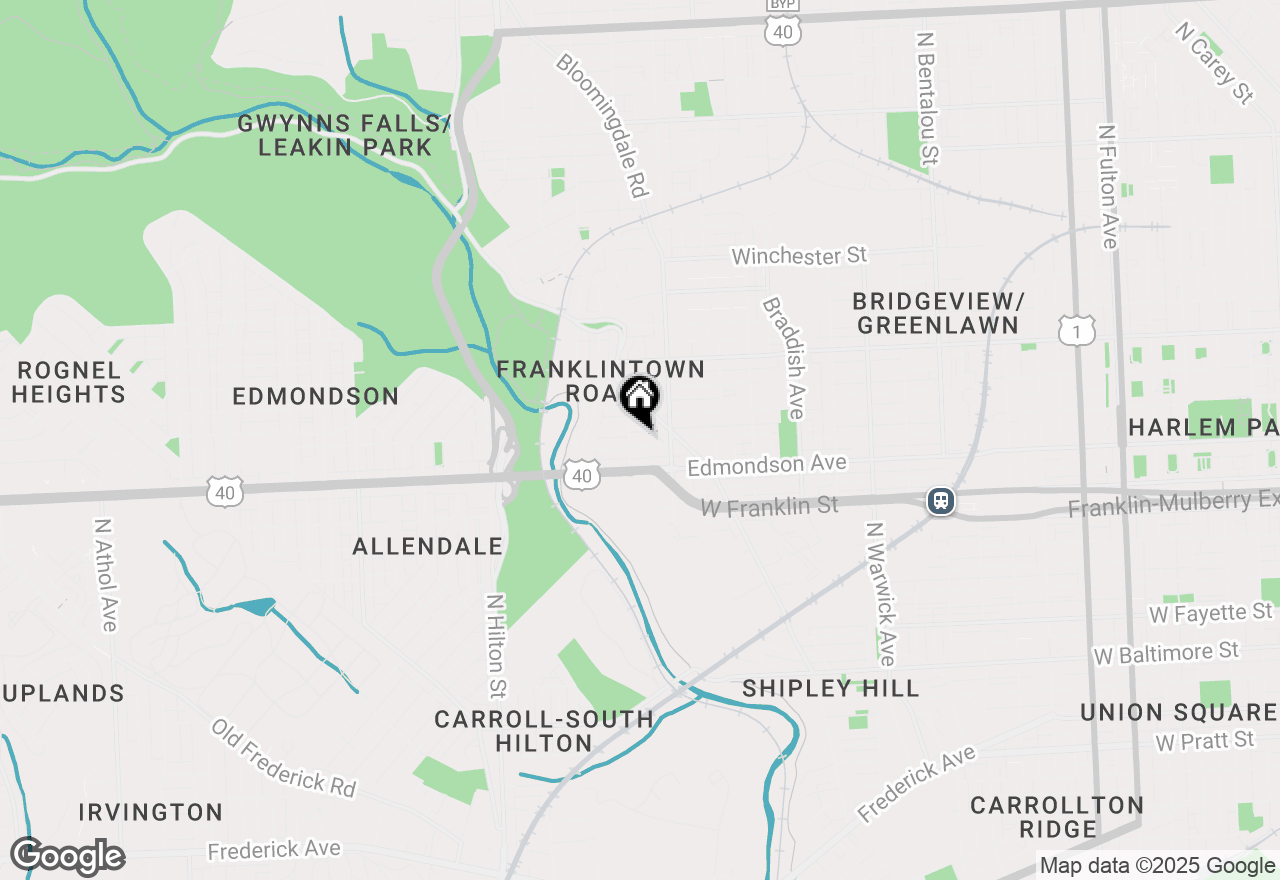 Map of 2942 Arunah Ave, Baltimore, MD 21216