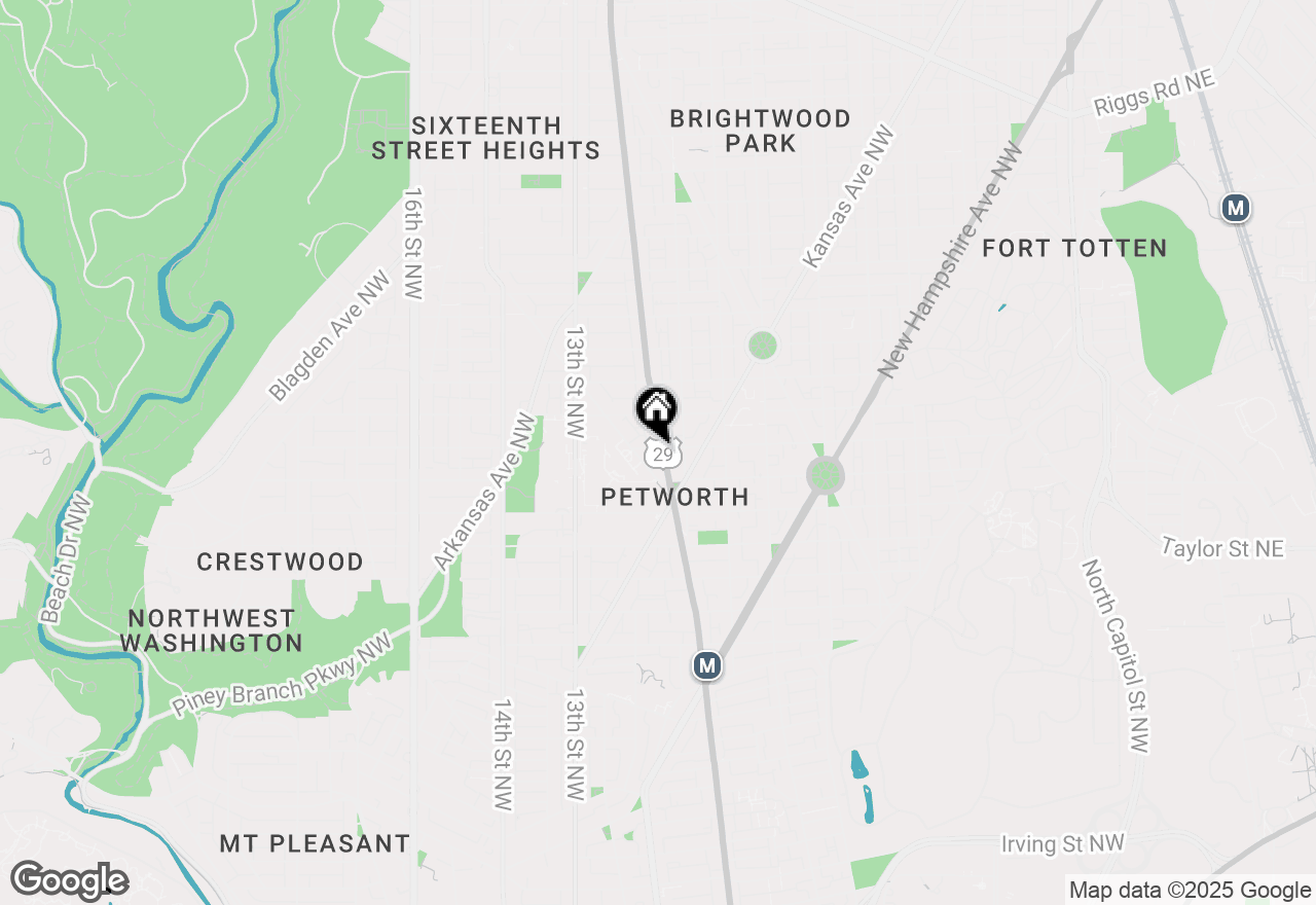 Map of 4328 Georgia Avenue Nw #402, Washington, DC 20011