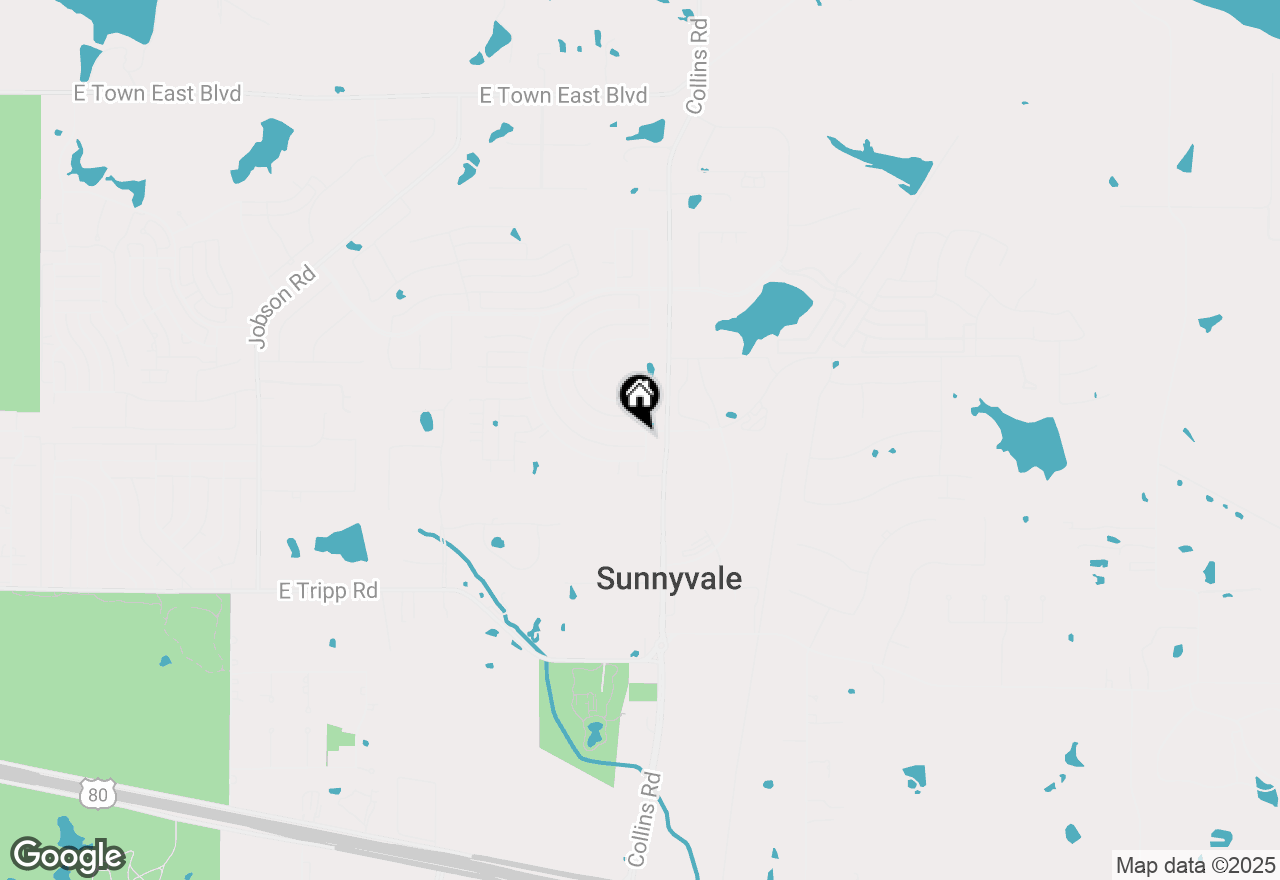 Map of 327 Redstone Drive, Sunnyvale, TX 75182