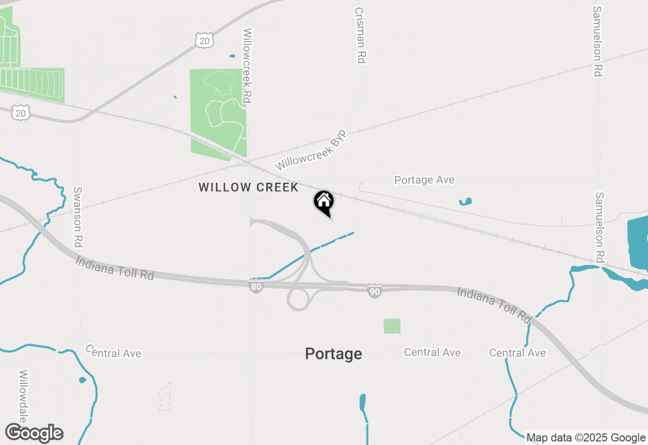 Map of 6170 Lakewood Avenue, Portage, IN 46368