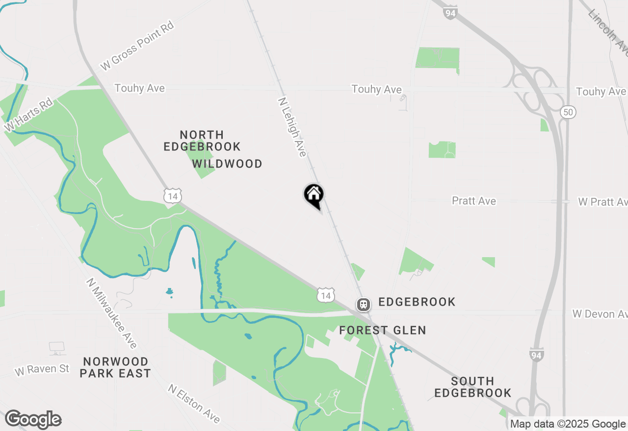 Map of 6770 N Keota Avenue, Chicago, IL 60646