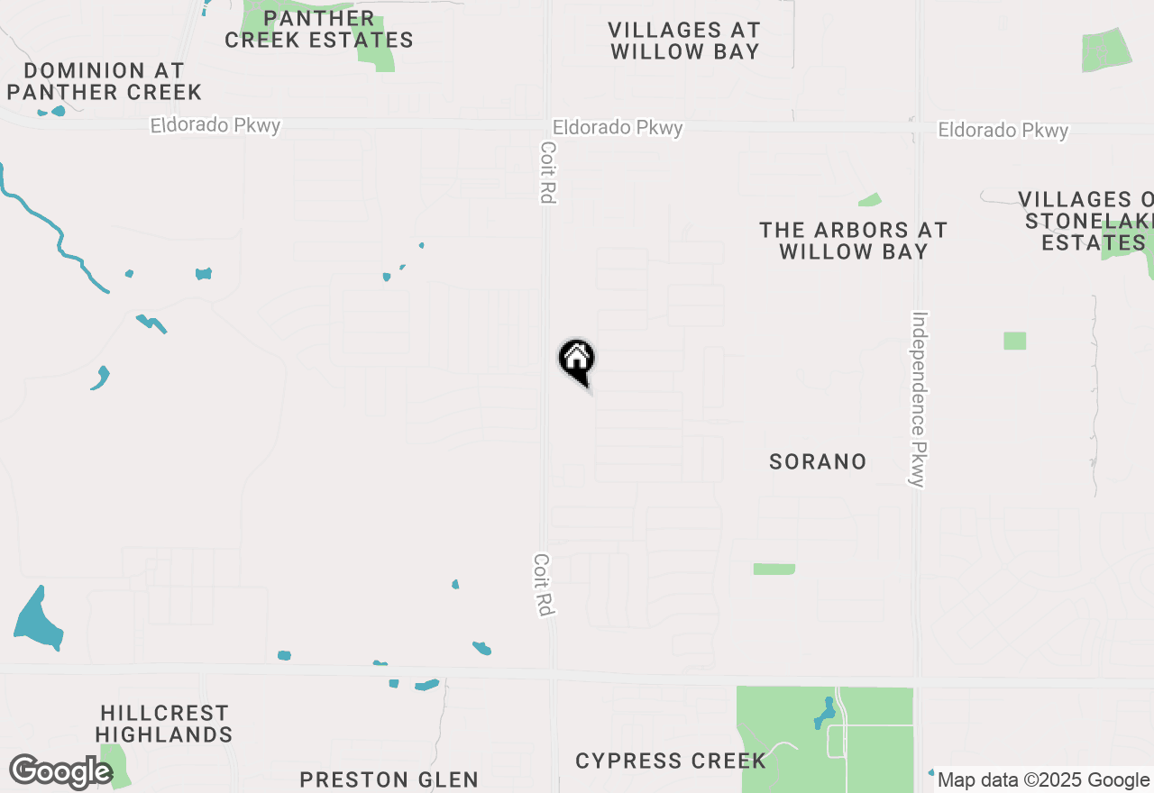 Map of 10450 Coit Road, Frisco, TX 75035