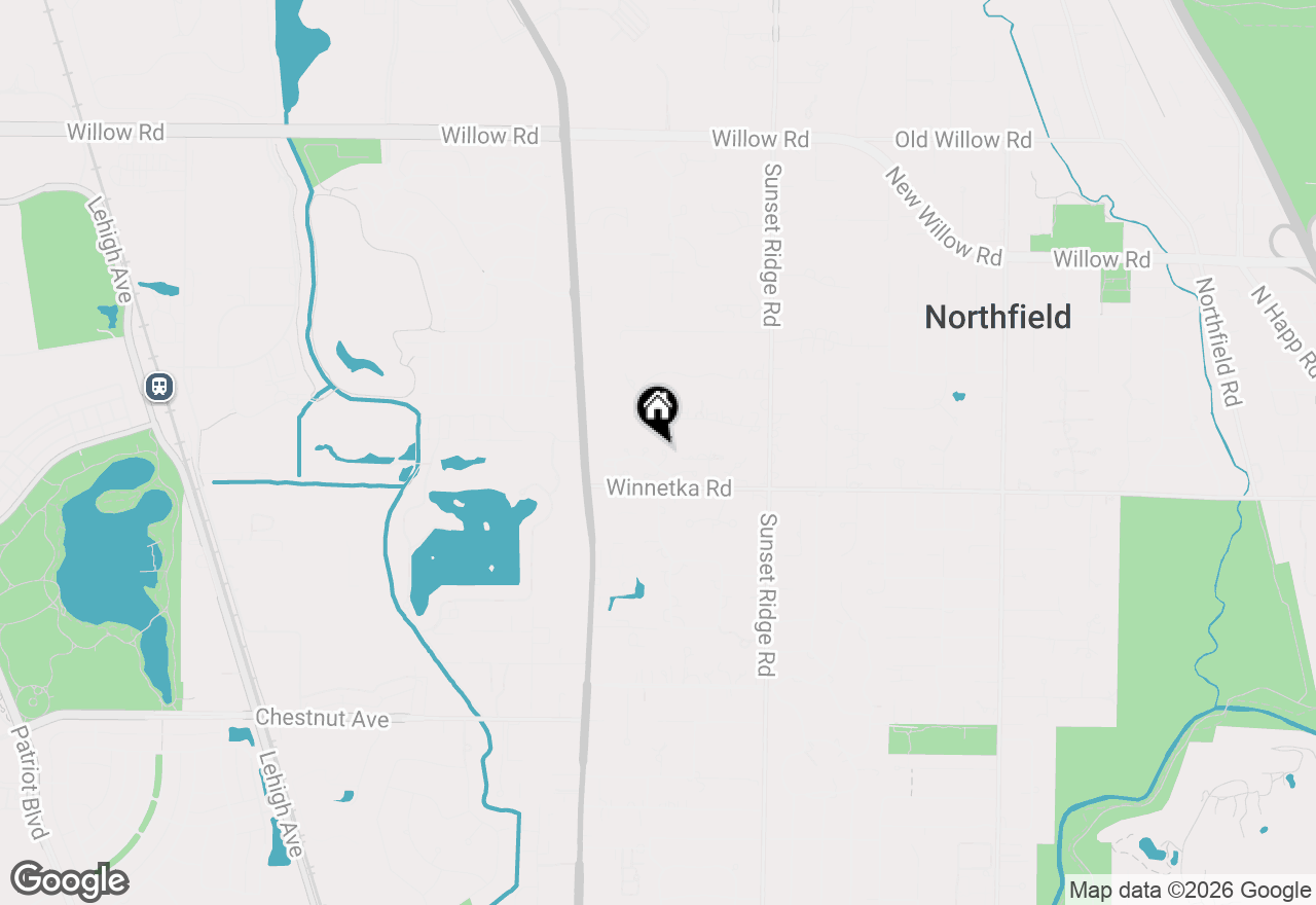 Map of 16 Regent Wood Road, Northfield, IL 60093