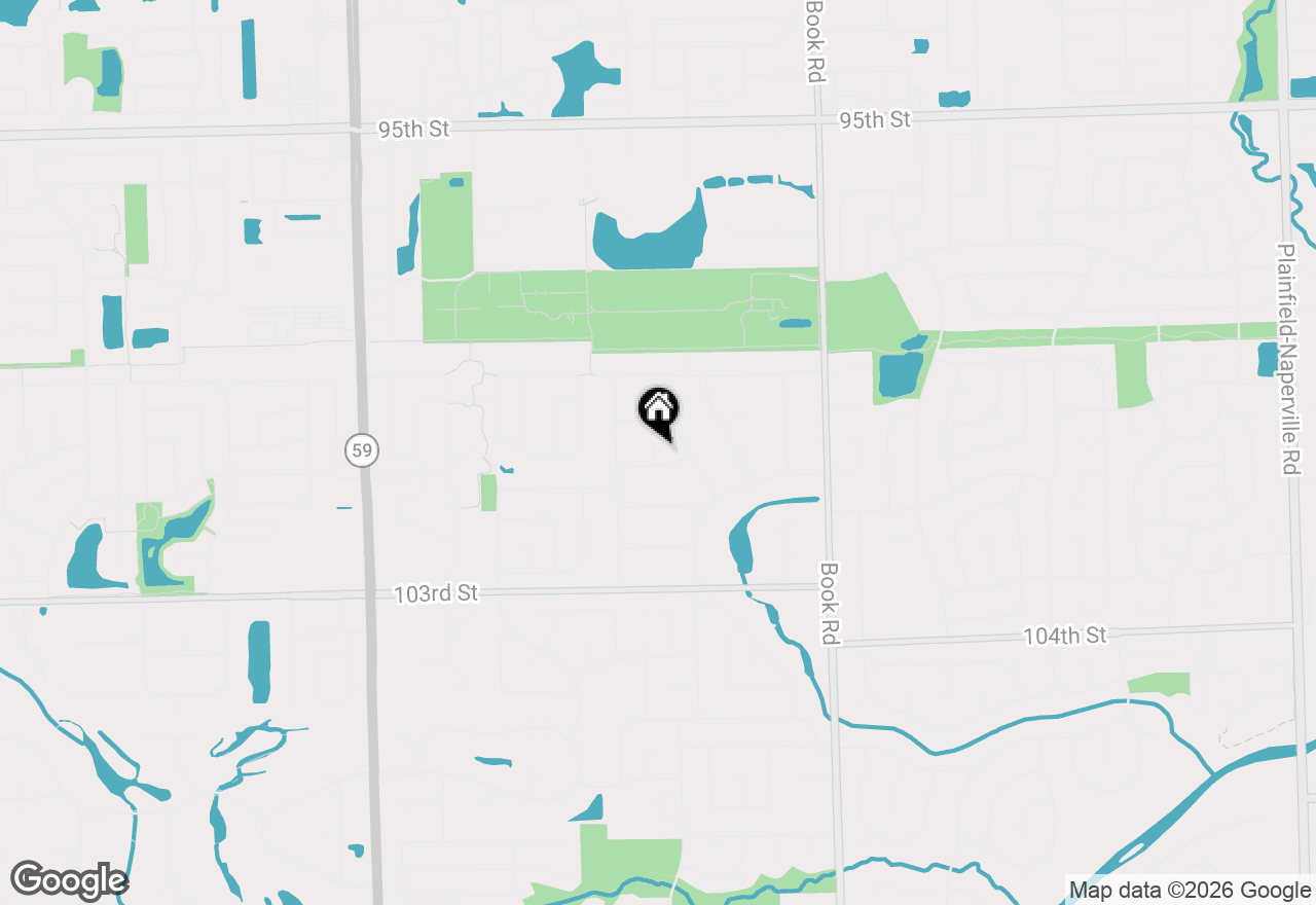 Map of 29W280 Hartman Drive, Naperville, IL 60564