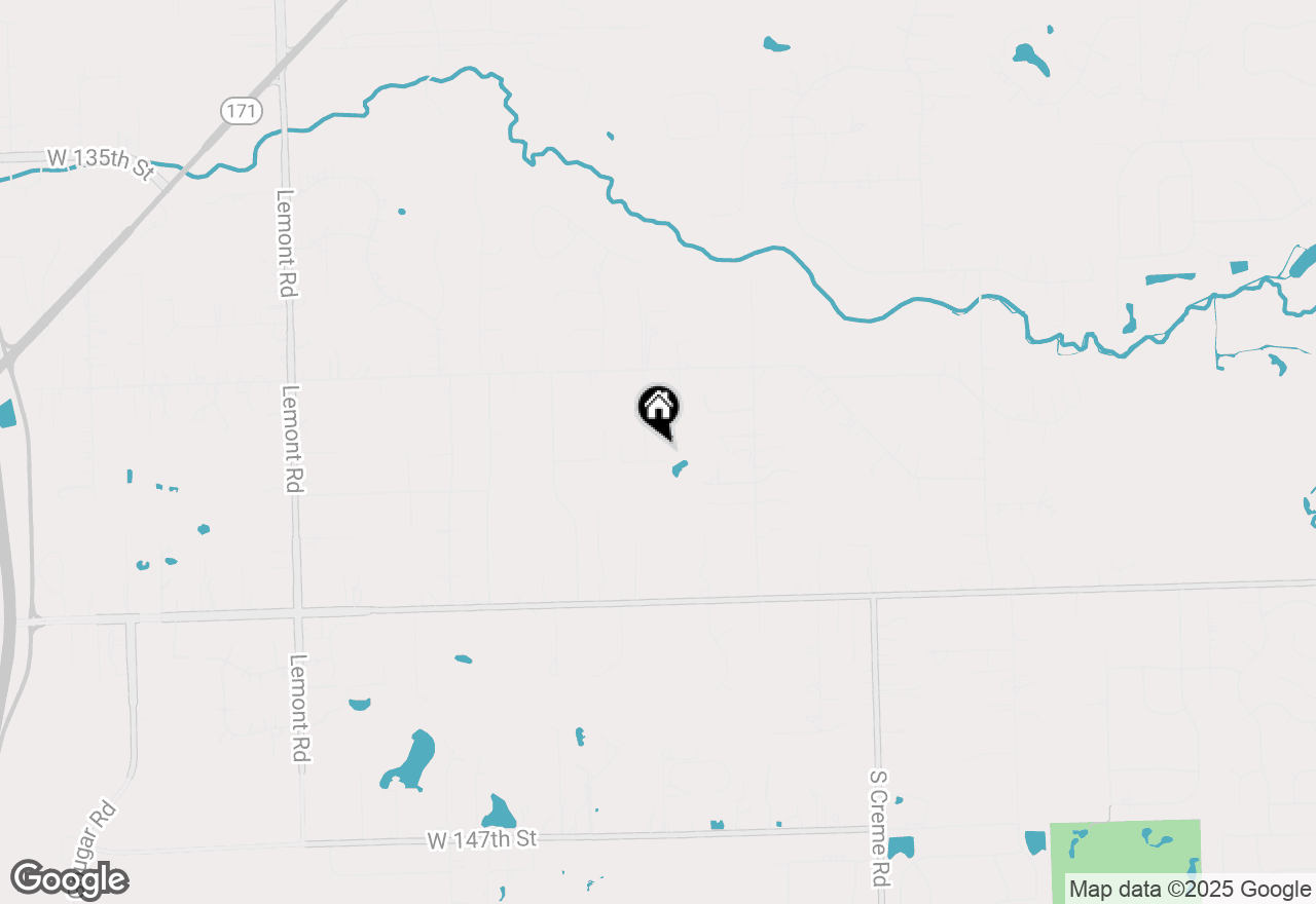 Map of 14938 Wood Duck Lane, Homer Glen, IL 60491