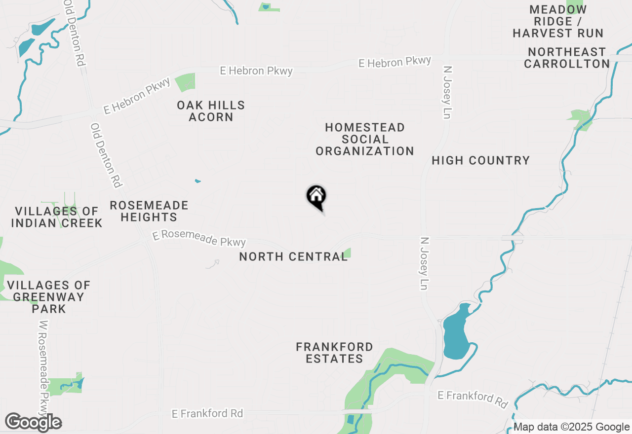 Map of 1715 Southampton Drive, Carrollton, TX 75007