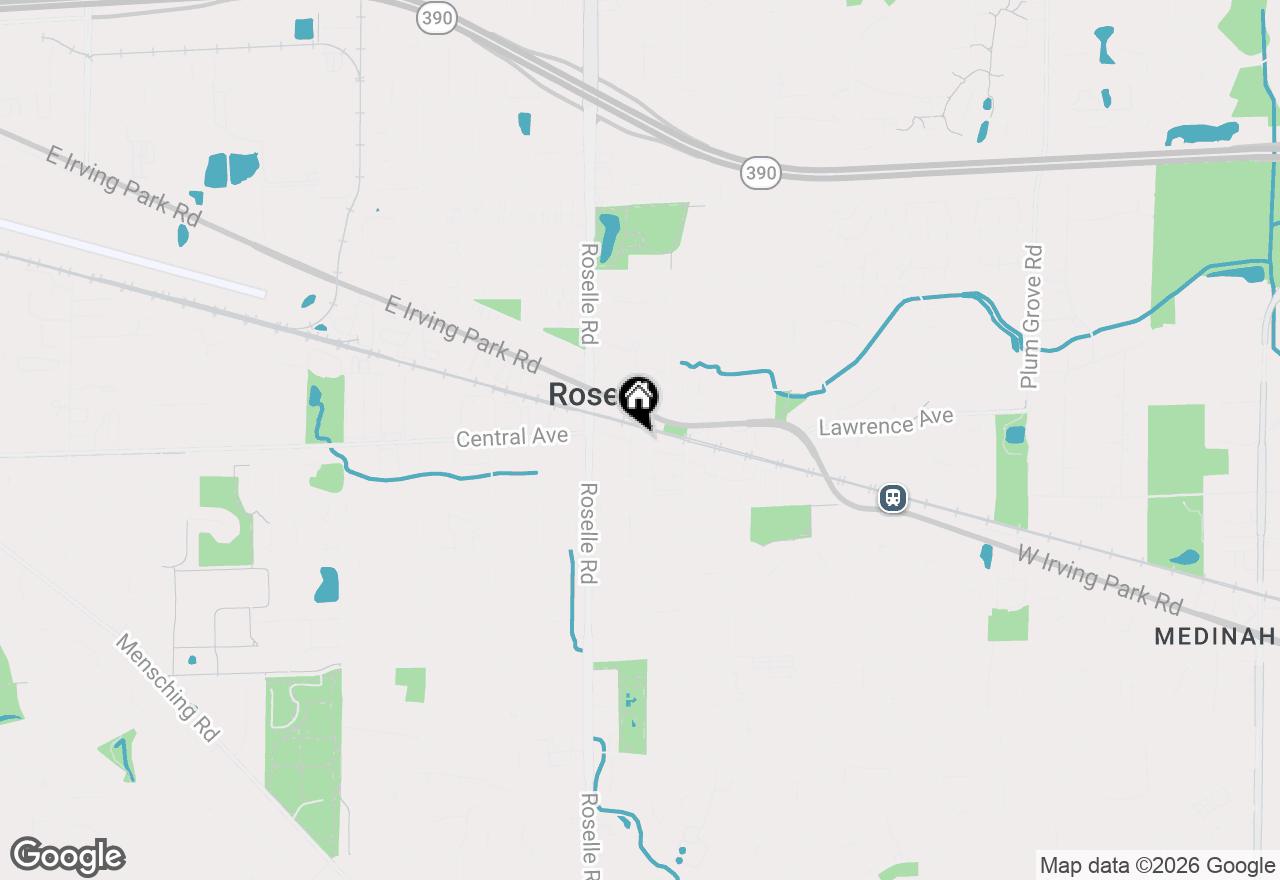 Map of 14 S Prospect Street #402, Roselle, IL 60172