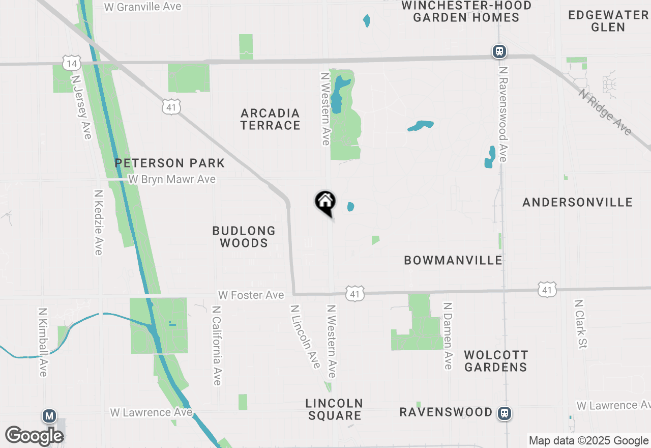 Map of 5426 N Western Avenue #2, Chicago, IL 60625