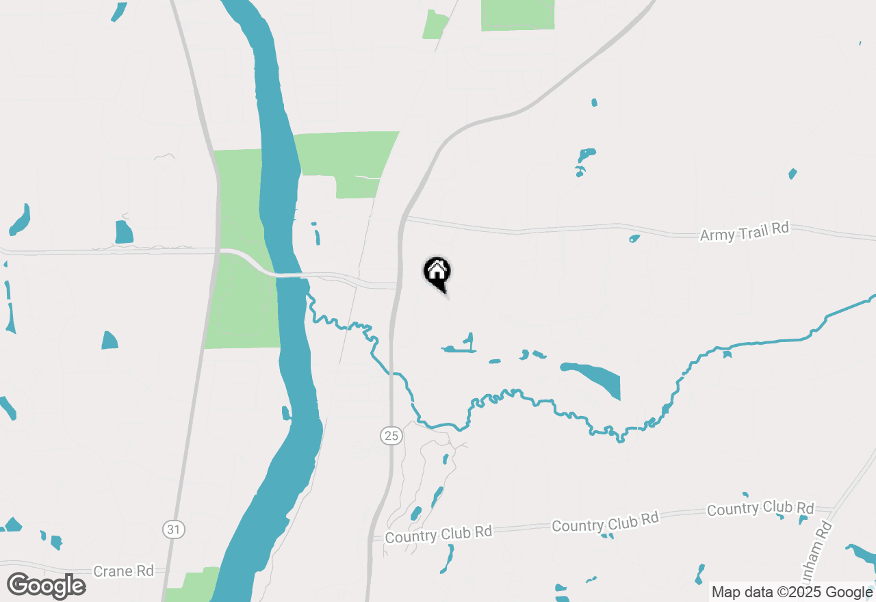 Map of 3013 Fox Glen Court, St. Charles, IL 60174