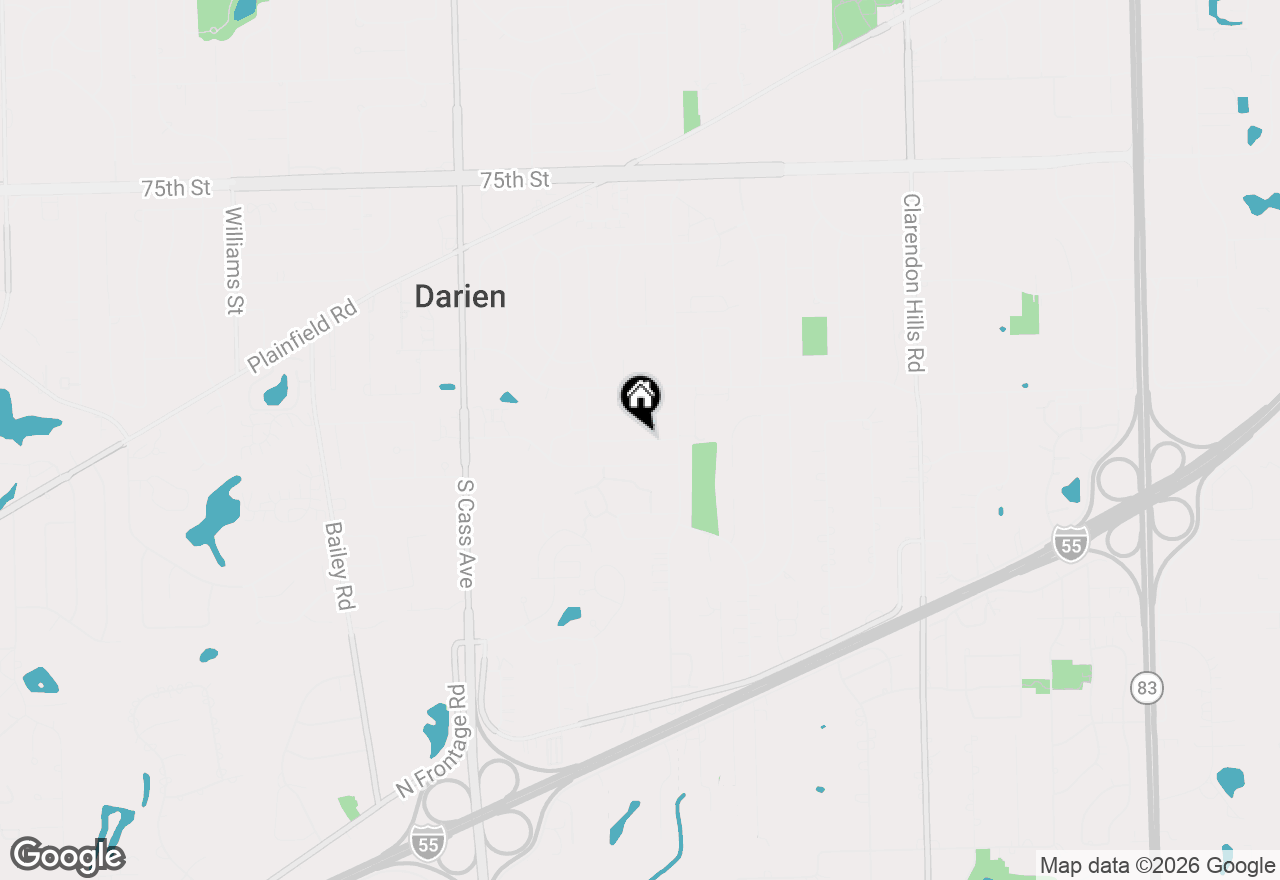 Map of 17W484 Earl Court, Darien, IL 60561