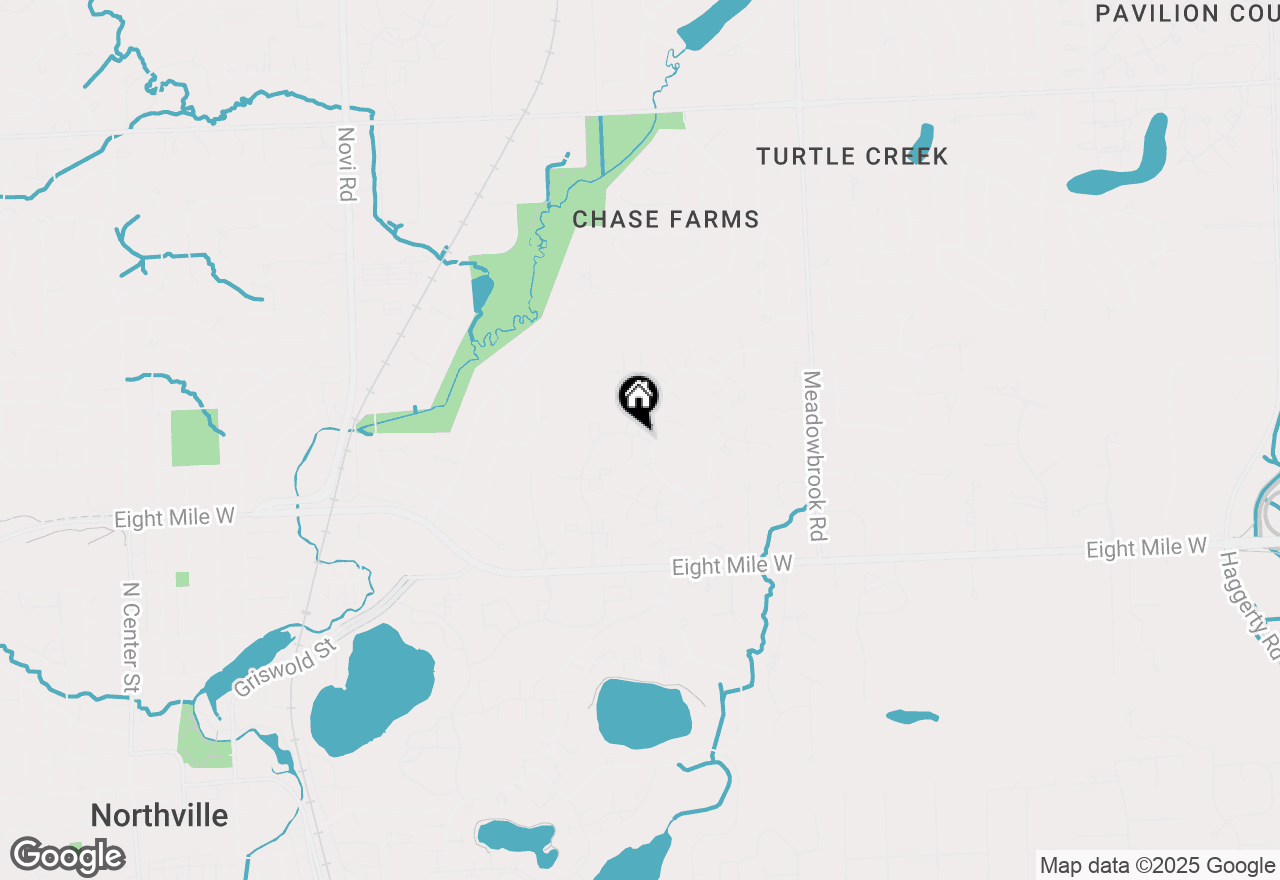 Map of 42101 Roscommon Street, Northville, MI 48167