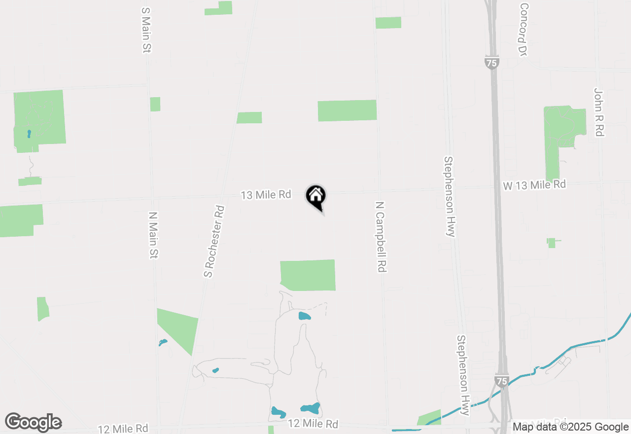 Map of 3107 N Blair Avenue, Royal Oak, MI 48073