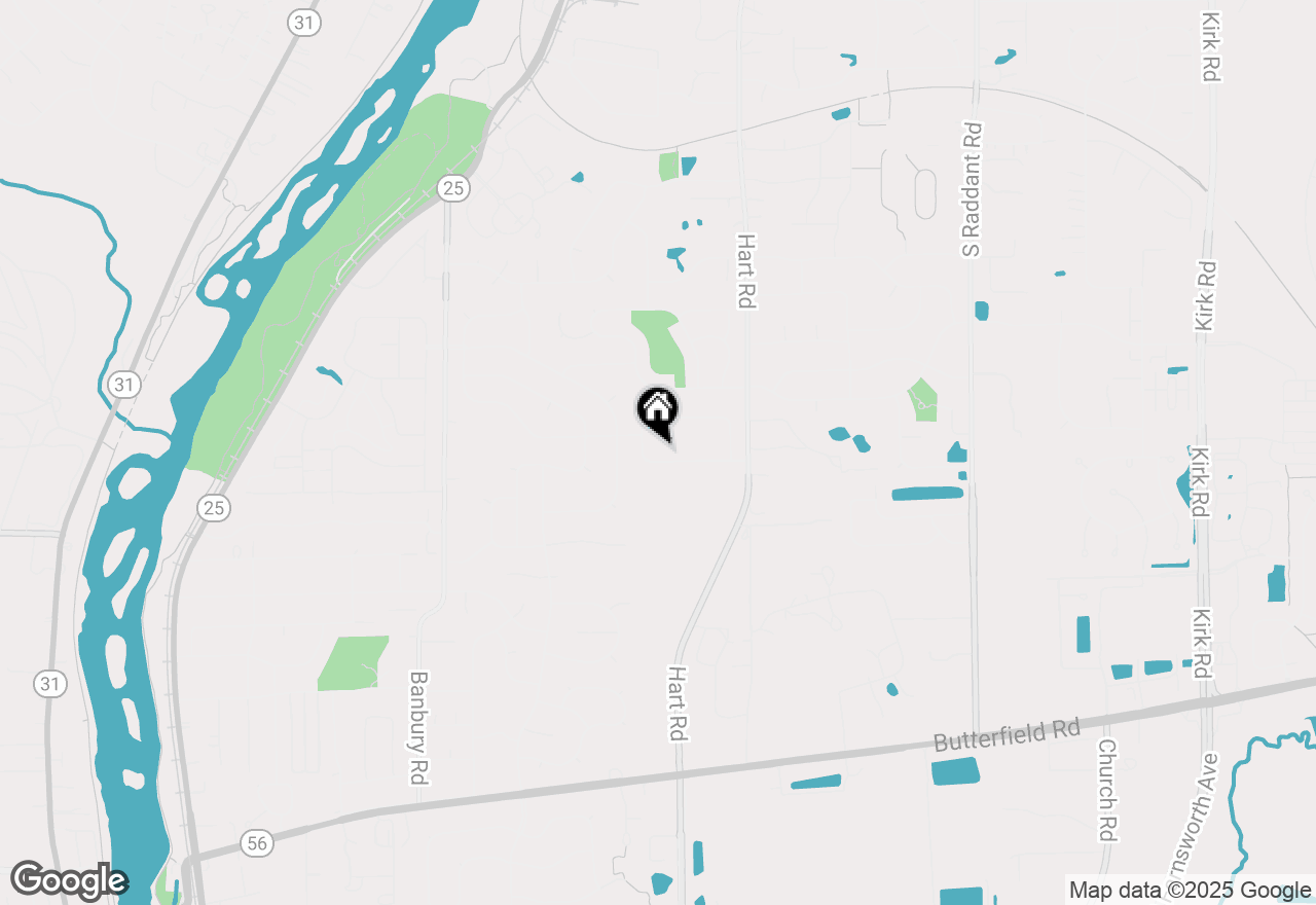 Map of 817 Wingfoot Drive, North Aurora, IL 60542