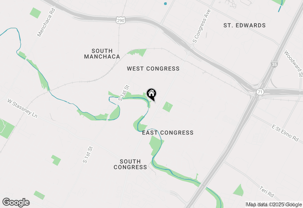 Map of 4802 S Congress Ave #311, Austin, TX 78745