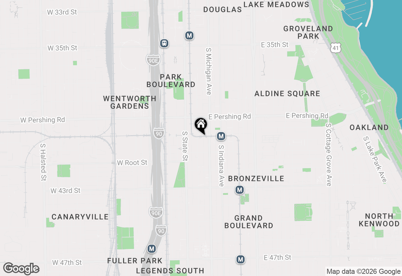 Map of 4007 S Wabash Avenue, Chicago, IL 60653