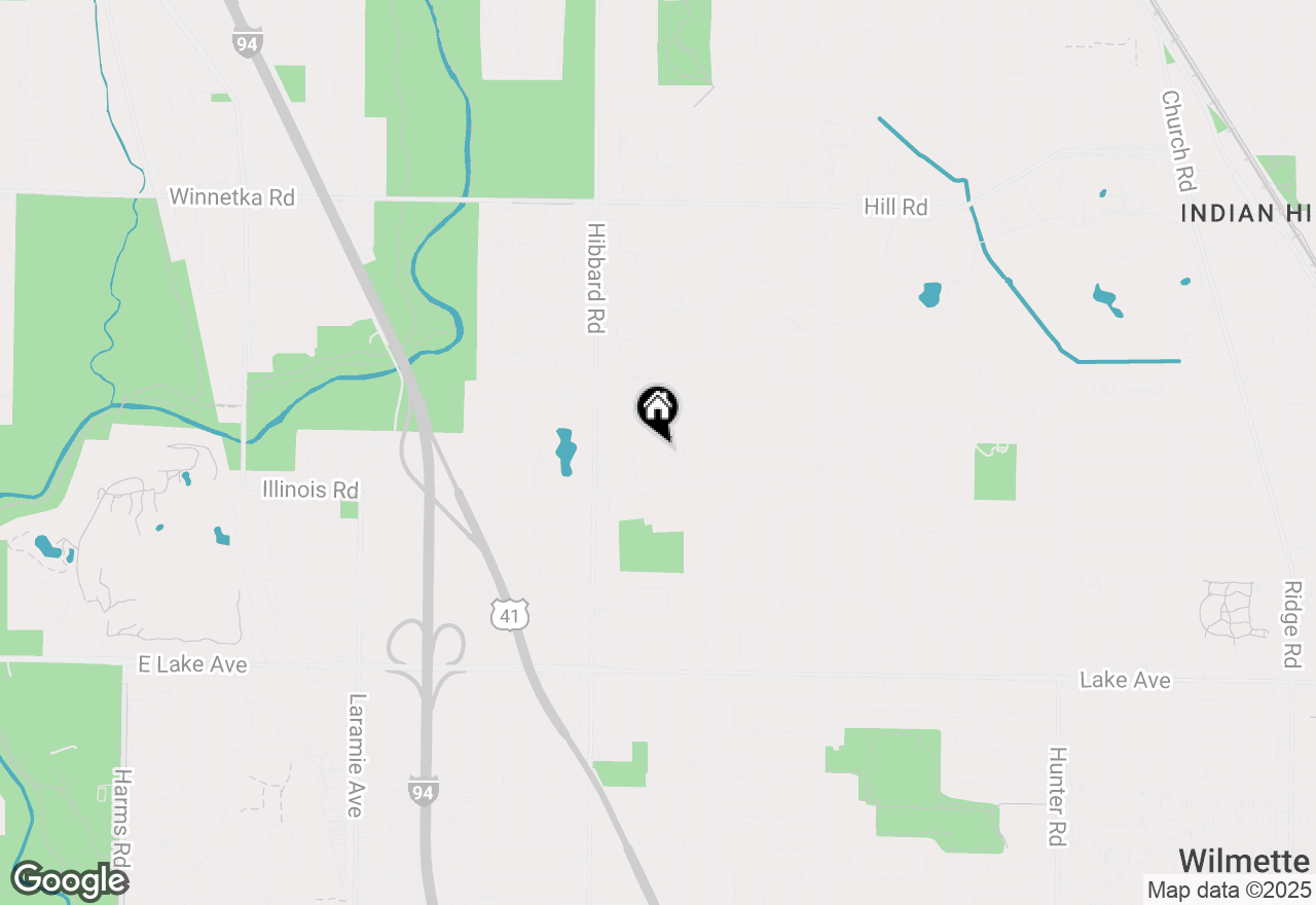 Map of 3 Woodley Manor, Winnetka, IL 60093