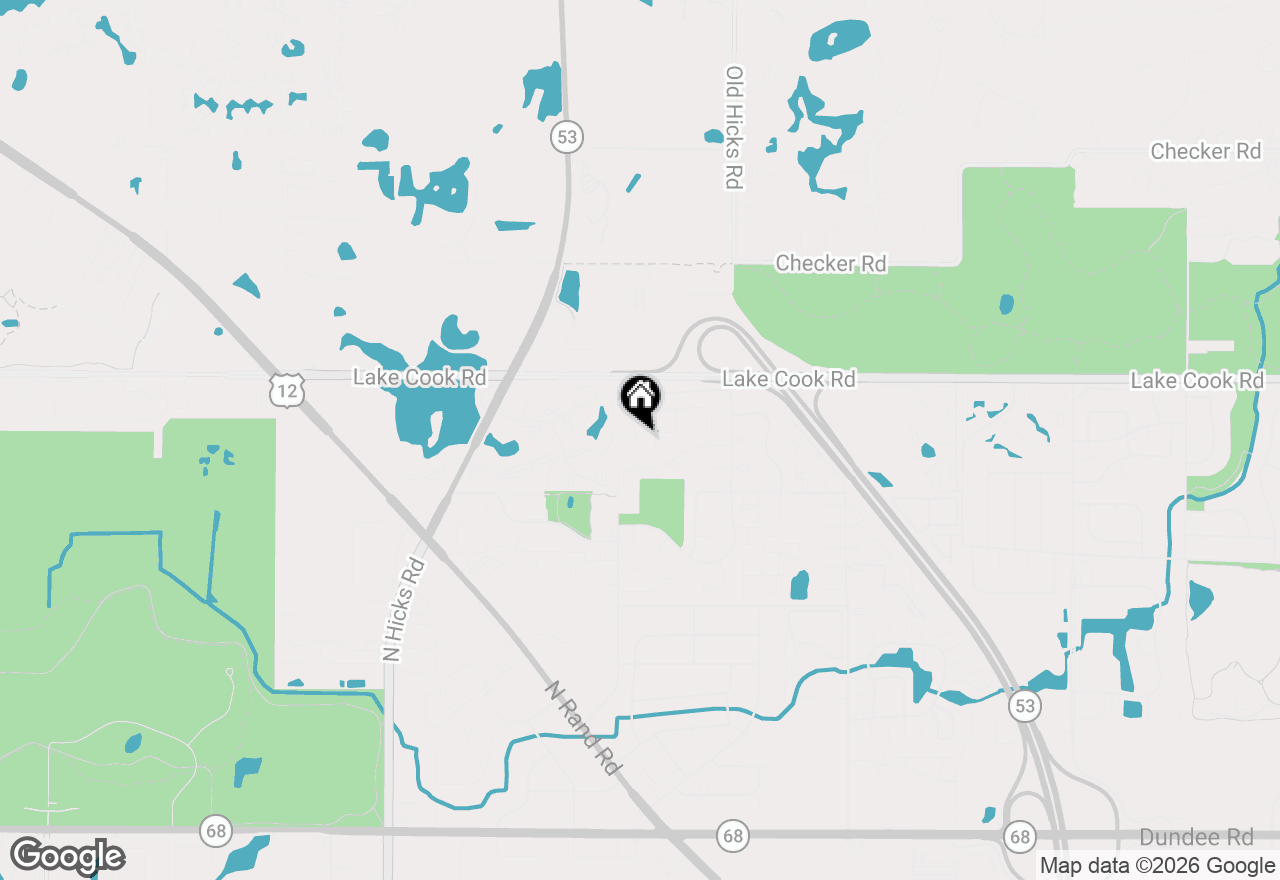Map of 831 E Carriage Lane #2, Palatine, IL 60074