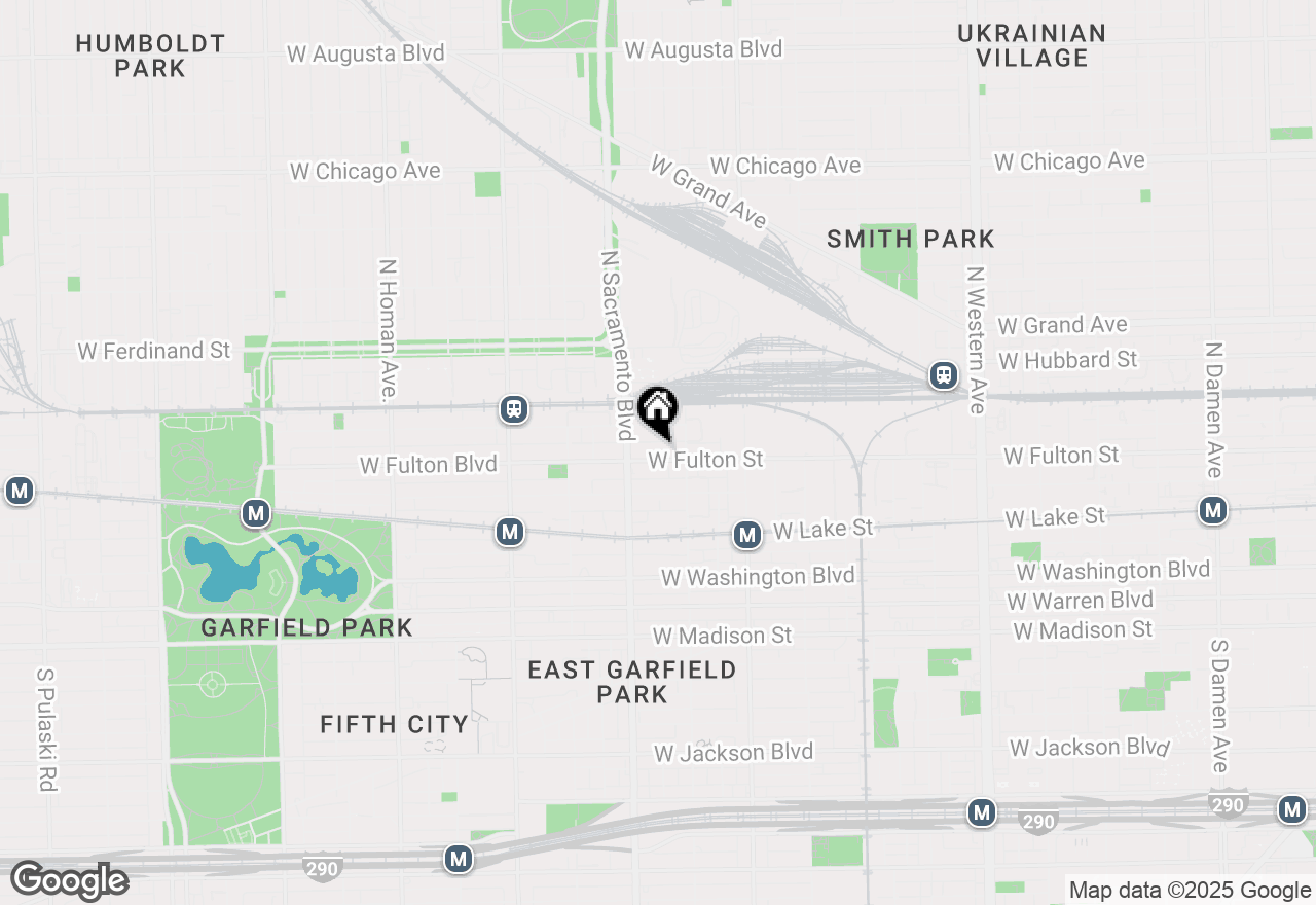 Map of 2926 W Fulton Street #3, Chicago, IL 60612