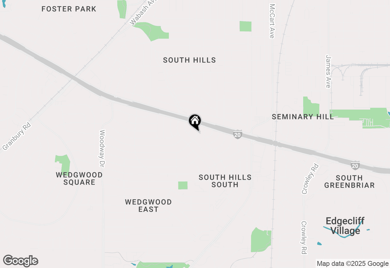 Map of 5220 Wosley Drive, Fort Worth, TX 76133