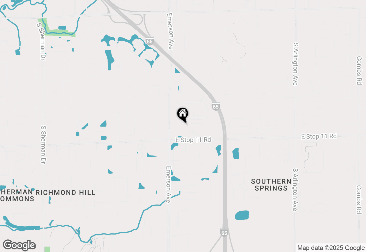 Map of 5144 E Stop 11 Road #22, Indianapolis, IN 46237