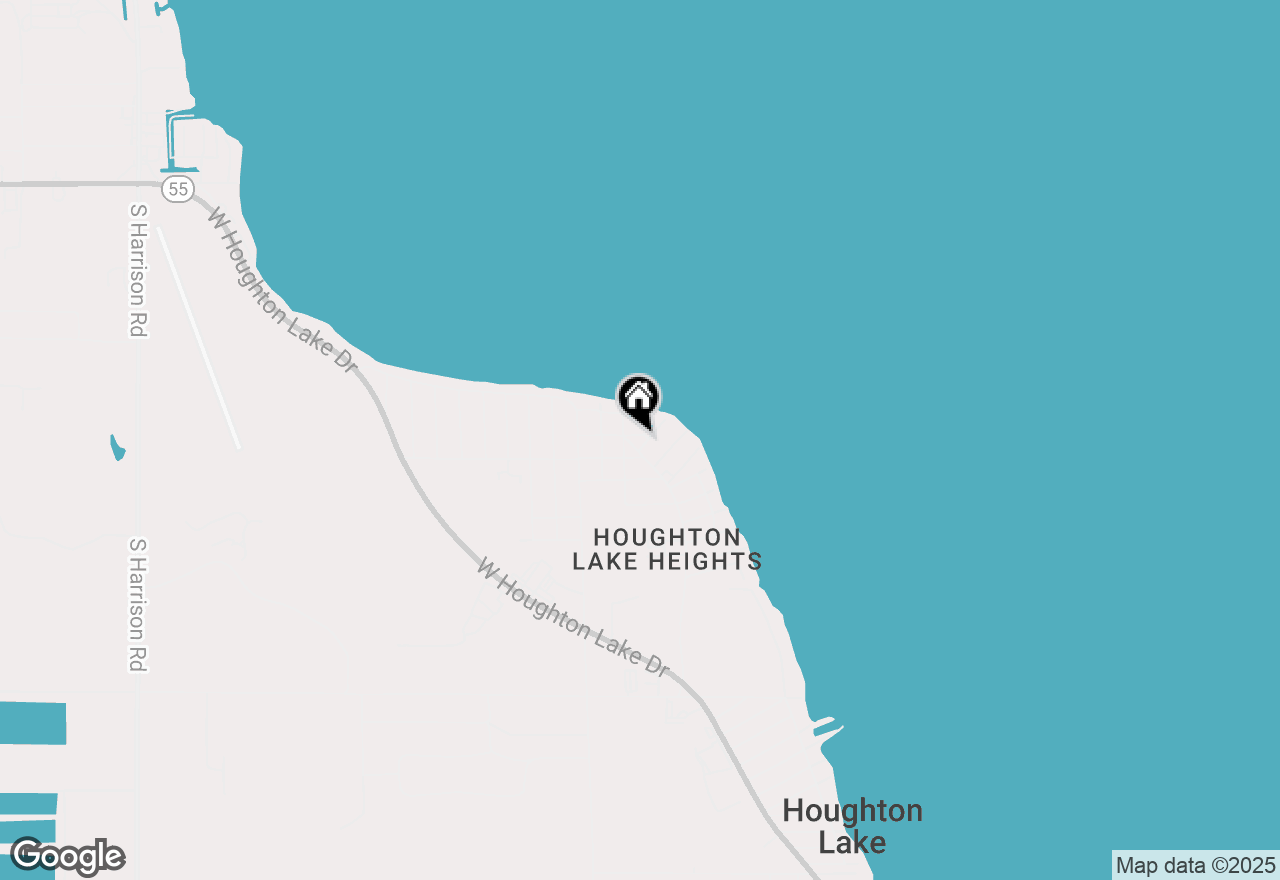 Map of 105 Hubbard Street, Houghton Lake, MI 48629