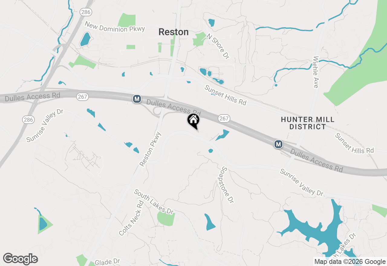 Map of 11748 Sunrise Valley Drive, Reston, VA 20191