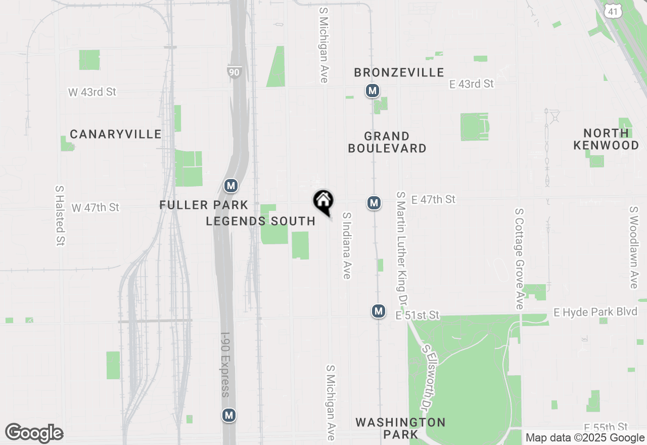 Map of 4742 S Michigan Avenue #3E, Chicago, IL 60615
