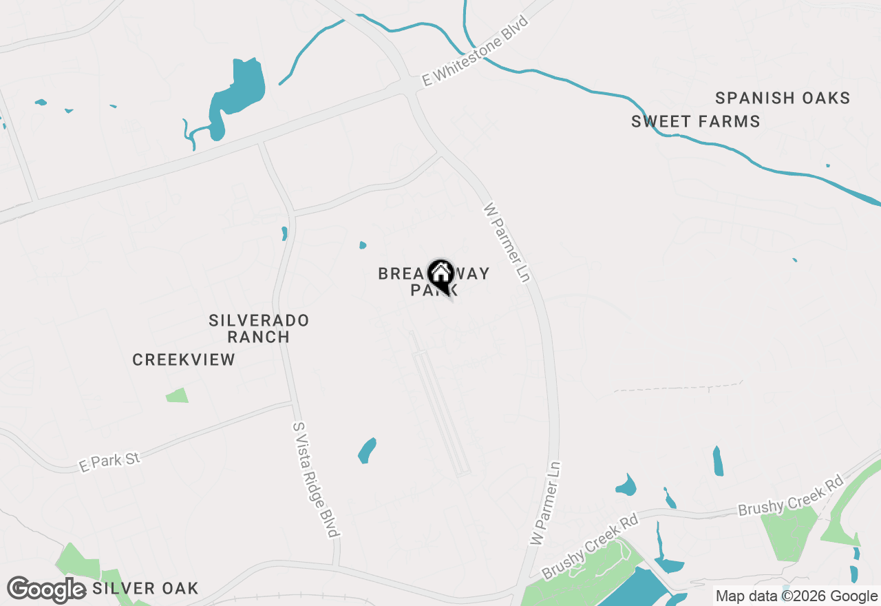 Map of 2906 Post River Rd, Cedar Park, TX 78613