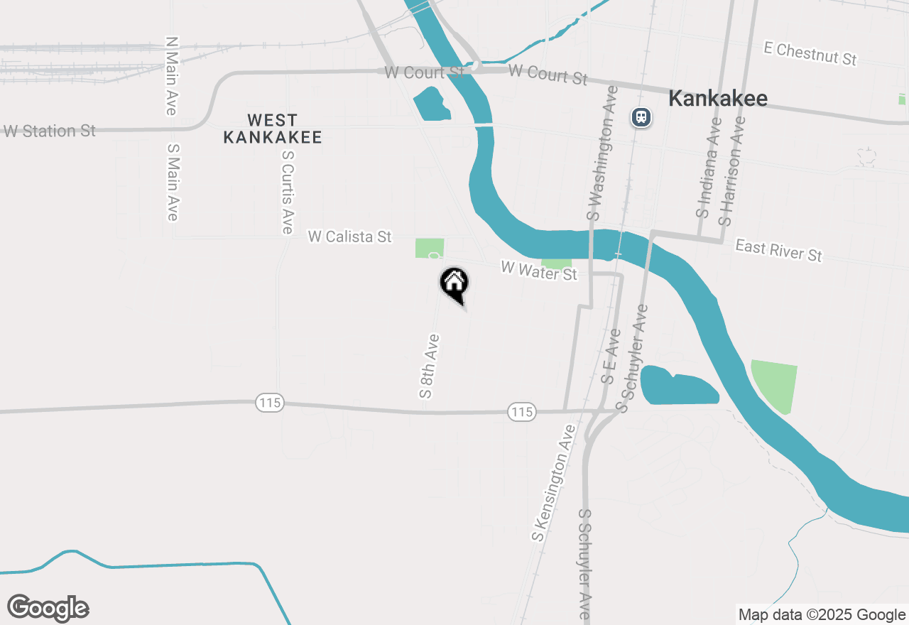 Map of 995 S 7th Avenue, Kankakee, IL 60901