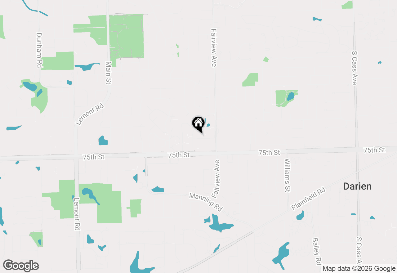 Map of 480 74th Street #203, Downers Grove, IL 60516