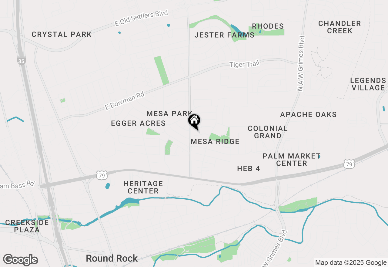 Map of 1204 Melbourne Ln, Round Rock, TX 78664