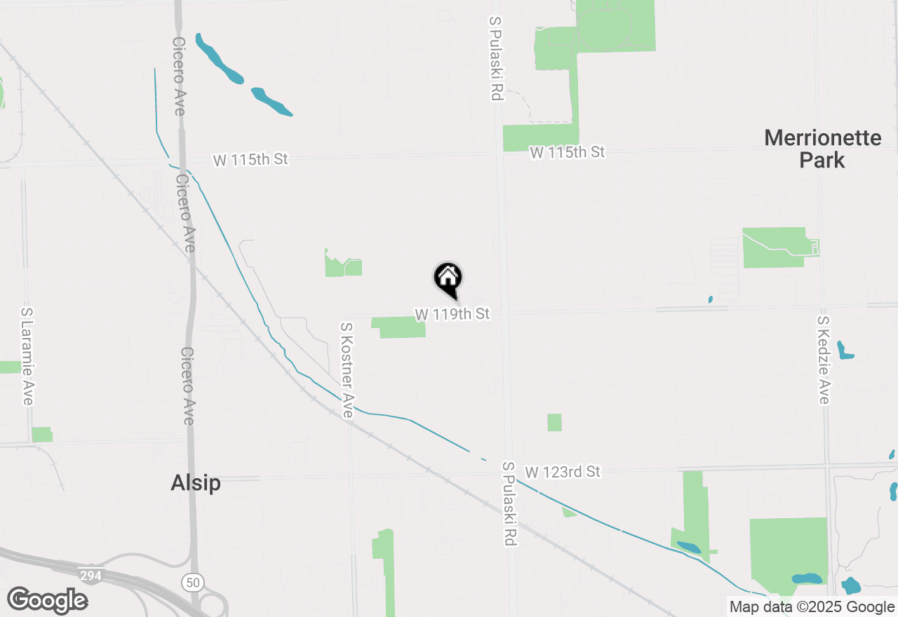 Map of 4207 W Jobev Lane, Alsip, IL 60803