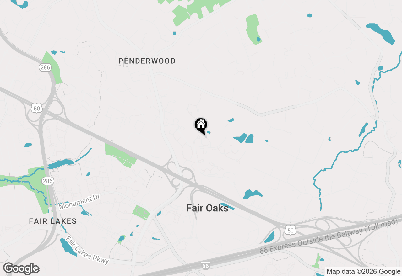 Map of 12002 Golf Ridge Court, Fairfax, VA 22033