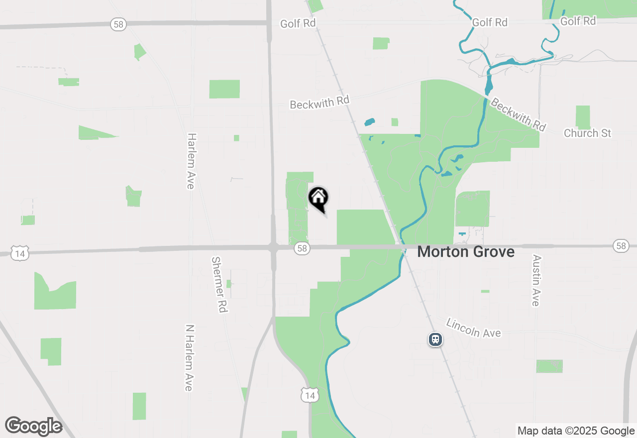 Map of 8907 Oak Park Avenue, Morton Grove, IL 60053