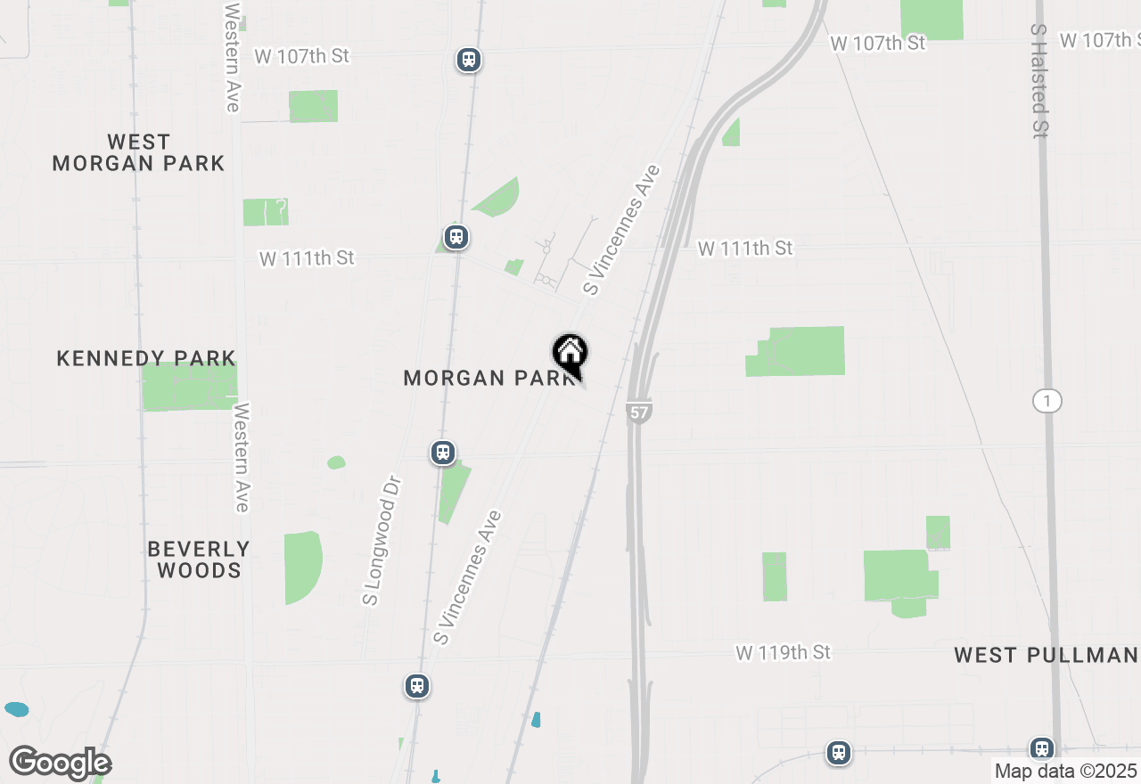 Map of 1745 W Steuben Street, Chicago, IL 60643