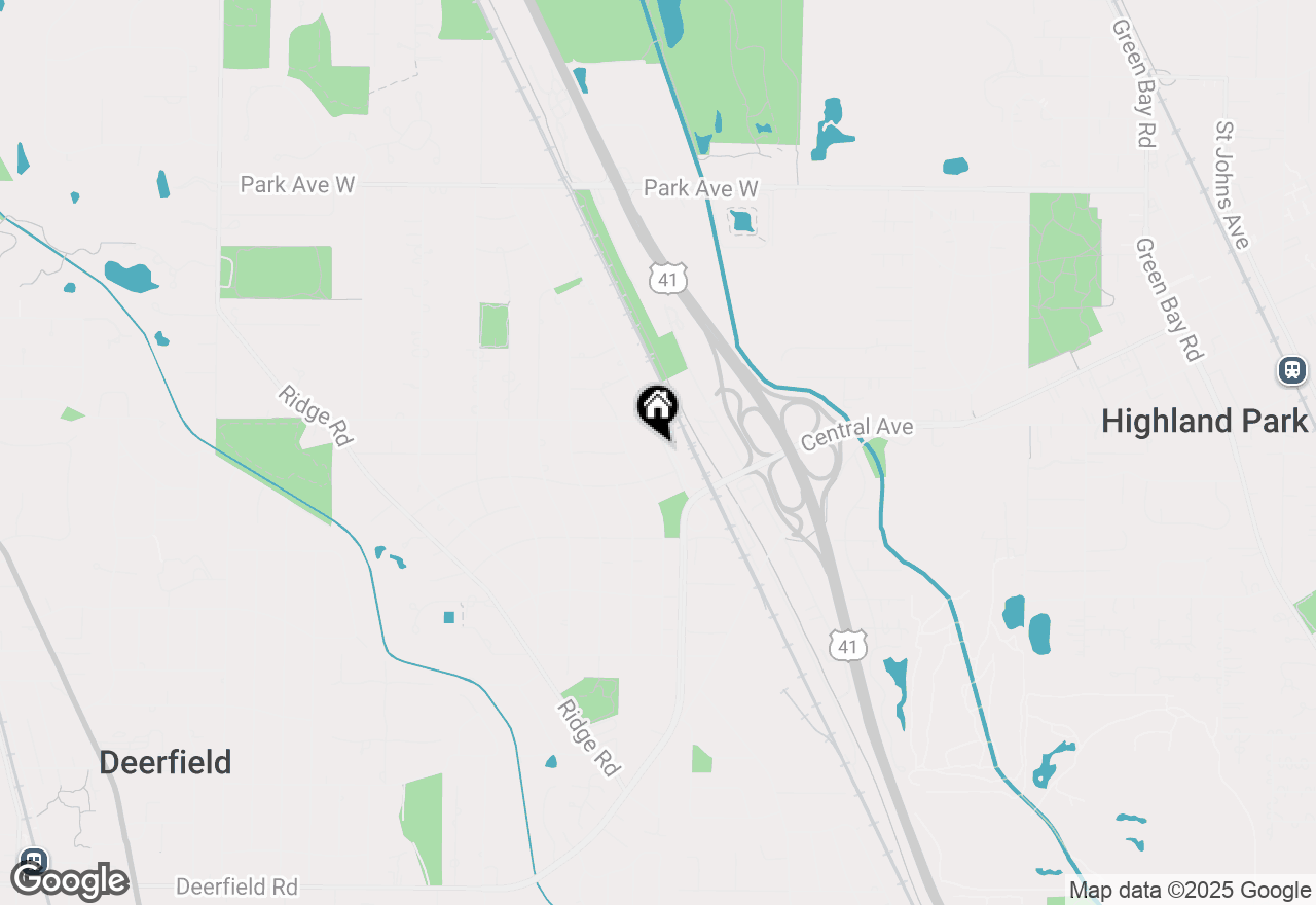 Map of 1552 Mccraren Road, Highland Park, IL 60035