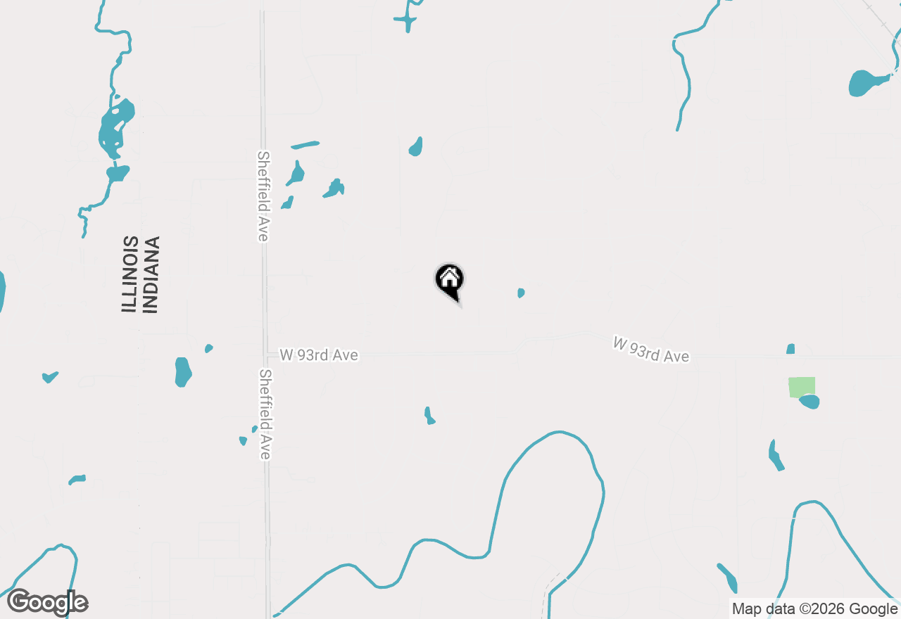 Map of 9188 Maple Drive, St. John, IN 46373