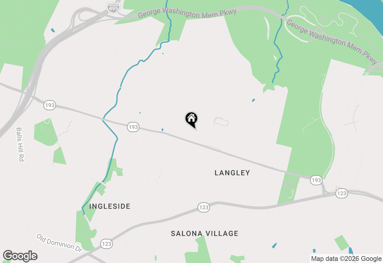 Map of 6610 Weatheford Court, Mclean, VA 22101