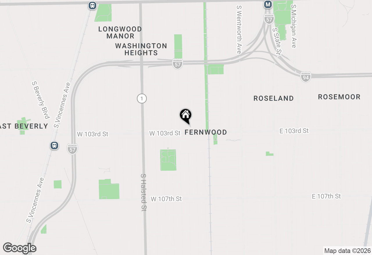 Map of 10243 S Parnell Avenue, Chicago, IL 60628